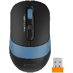Мышь беспроводная A4Tech Fstyler FB10CS черный/синий, 2000 dpi, радиоканал, Bluetooth, USB, кнопки - 4