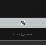 Вытяжка наклонная Krona Irma A 600 черный/серебристый, 60 см, 1300 куб. м/ч, 65 дБ