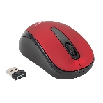 Мышь беспроводная Acer OMR136 красный, 1000 dpi, радиоканал, USB, кнопки - 3