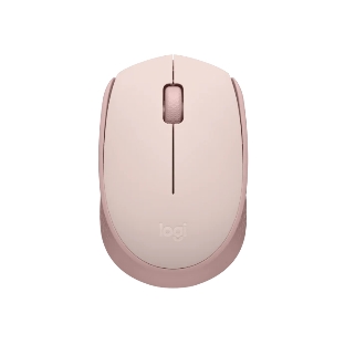 Мышь беспроводная Logitech M171 розовый, 1000 dpi, радиоканал, USB, кнопки - 3