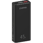 Портативный аккумулятор Digma DGPF10E 10000mAh QC3.0/PD3.0 45W 4.5A USB-A/USB-C черный