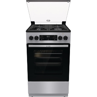 Плита Комбинированная Gorenje GK5C41SF серый (стеклянная крышка) реш.чугун