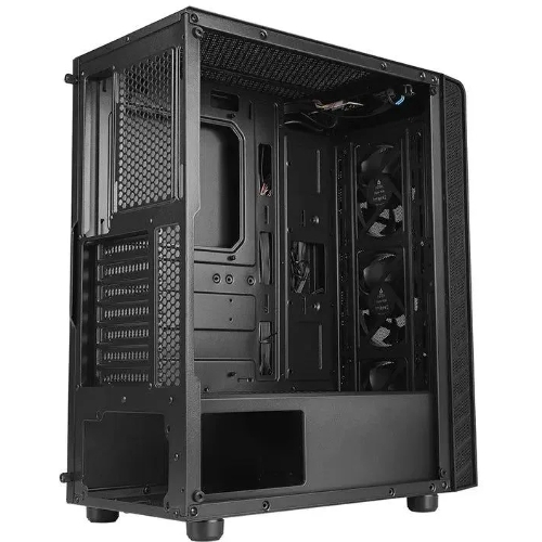 Компьютерный корпус Azza Spectra черный без БП ATX 7x120мм 2x140мм 2xUSB 2.0 1xUSB 3.0 audio bott PSU