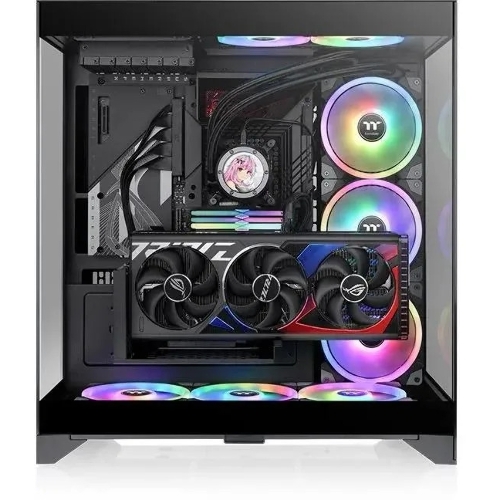 Компьютерный корпус Thermaltake CTE E550 TG черный без БП ATX 8x120мм 6x140мм 2xUSB3.0 audio bott PSU