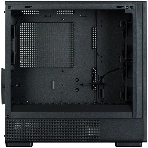 Компьютерный корпус Zalman P10 NAMU, MATX, черный, WINDOW, FRONT COVER WALNUT, 2x3.5
