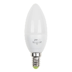 Лампа светодиодная JazzWay PLED-ECO-C37 5Вт свеча 4000К белый E14 400лм 220-240В