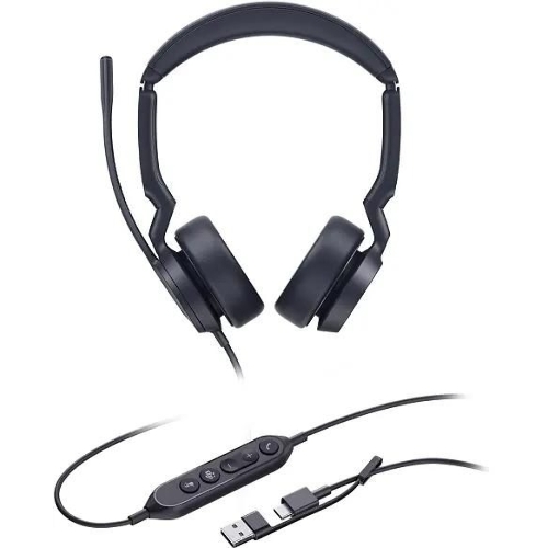 Гарнитура Yealink UH44 Dual UC чёрный, проводная, USB