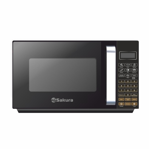 Микроволновая печь Sakura SA-7057BK черный, 20 л, 700 Вт, переключатели - сенсор