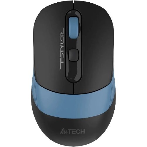 Мышь беспроводная A4Tech Fstyler FB10CS черный/синий, 2000 dpi, радиоканал, Bluetooth, USB, кнопки - 4