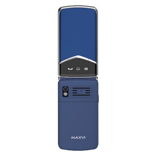 Мобильный телефон Maxvi E11 синий/серебристый