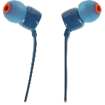 Проводные наушники JBL Tune 110 синий, внутриканальные, Jack 3.5 мм