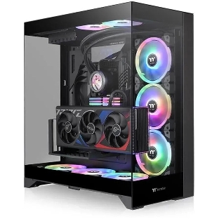 Компьютерный корпус Thermaltake CTE E550 TG черный без БП ATX 8x120мм 6x140мм 2xUSB3.0 audio bott PSU
