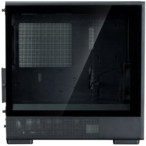 Компьютерный корпус Zalman P10 NAMU, MATX, черный, WINDOW, FRONT COVER WALNUT, 2x3.5