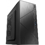 Компьютерный корпус с блоком питания 450Вт. Case Forza mATX case, black, w/PSU 450W 12cm, w/2xUSB 2.0, w/2xUSB 3.0, w/1xType-C (USB 2.0), w/pwr cord, w/o FAN