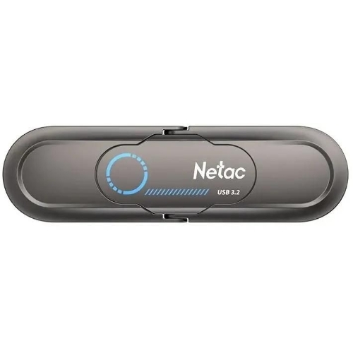 Флешка USB Netac US9 (NT03US9C-512G-32TA), 512Gb, USB 3.2 Gen2 Type-A/USB Type-C, R/W 1000/900, серебристый