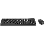 Комплект клавиатура+мышь Oklick S277W беспроводной, USB, 1600 DPI, чёрный