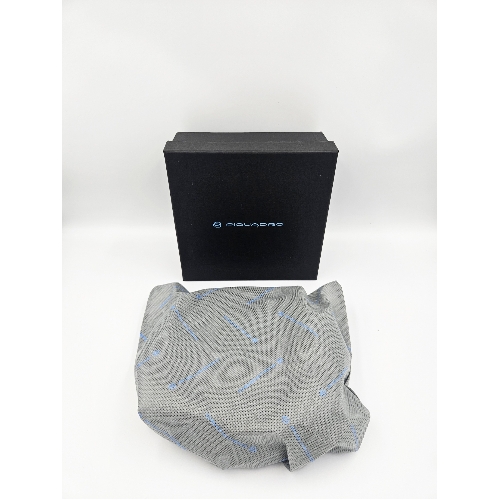 Ремень мужской Piquadro Blue Square CU6742B2/BLUN 125х3.5 см синий/черный натур.кожа