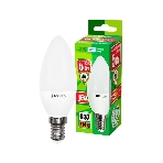 Лампа светодиодная JazzWay PLED-ECO-C37 5Вт свеча 4000К белый E14 400лм 220-240В