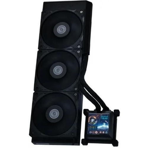 Система жидкостного охлаждения Lian-Li HydroShift LCD 360S Soc-AM5/AM4/1700 черный 4-pin 29.8dB Al+Cu LCD 330W Ret (G89.GHSLCD36SB.R0)