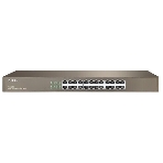 Коммутатор неуправляемый IP-COM F1024 24 порта, 24x100 Мбит/с, установка в стойку, металлический корпус