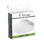 Лампа светодиодная Feron LB-474 LED 25Вт GX70 белый таблетка