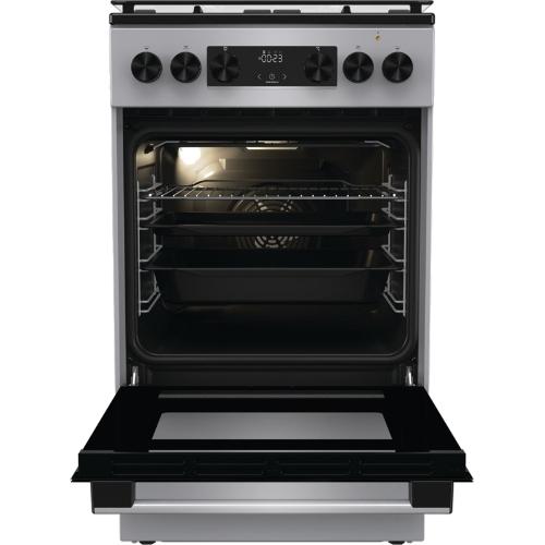 Плита Комбинированная Gorenje GK5C41SF серый (стеклянная крышка) реш.чугун