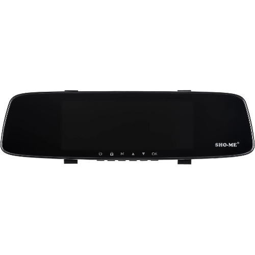 Видеорегистратор Sho-Me Combo Mirror WiFi Duo, 1920x1080, 7", с камерой заднего вида, GPS/ГЛОНАСС, Wi-Fi, G-сенсор, датчик движения, GPS-информатор