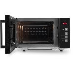 Микроволновая печь Hyundai HYM-D3008 черный, 23 л, 800 Вт, переключатели - кнопки