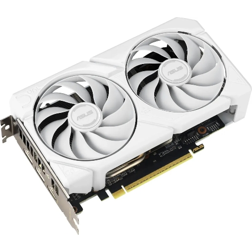 Видеокарта Asus DUAL-RX9060XT-16G-WHITE белый