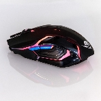 Мышь беспроводная Nakatomi MROG-20UR черный, 2400 dpi, радиоканал, USB, кнопки - 6