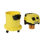 Строительный пылесос Karcher WD 3 P V-17/4/20 Workshop желтый, 1000 Вт, уборка сухая/сбор воды/выдув, пылесборник мешок/контейнер, 17 л