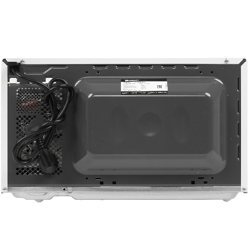 Микроволновая печь Sharp R-2852RW белый, 20 л, 800 Вт, переключатели - кнопки, поворотный механизм