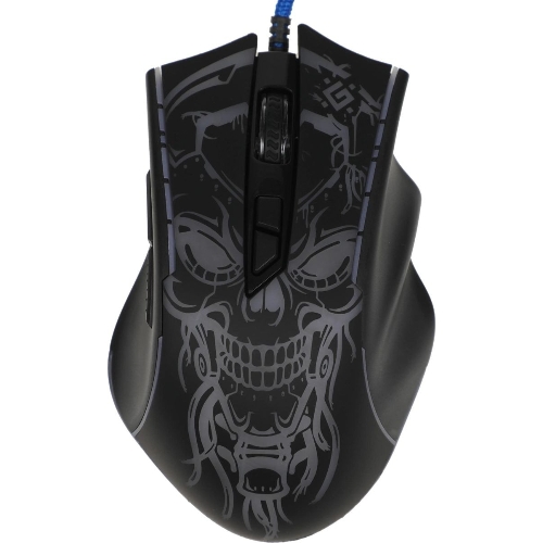 Мышь проводная Defender Bulletstorm GM-928 черный, 7200 dpi, USB, кнопки - 7