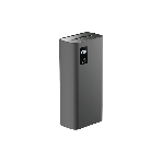 Портативный аккумулятор OLMIO QR-30, 30000mAh, 22.5W, QuickCharge3.0/PowerDelivery, LCD, серый
