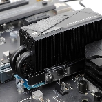 Радиатор для SSD Thermalright HR-10-2280-PRO-BL черный алюминий Ret