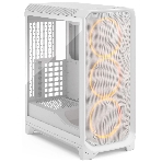 Корпус Fractal Design Meshify 3 White RGB TG Clear Tint, Midi-Tower, белый, 3 x 140 мм