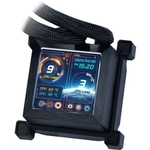 Система жидкостного охлаждения Lian-Li HydroShift LCD 360S Soc-AM5/AM4/1700 черный 4-pin 29.8dB Al+Cu LCD 330W Ret (G89.GHSLCD36SB.R0)