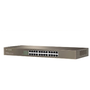 Коммутатор неуправляемый IP-COM F1024 24 порта, 24x100 Мбит/с, установка в стойку, металлический корпус
