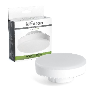 Лампа светодиодная Feron LB-474 LED 25Вт GX70 белый таблетка