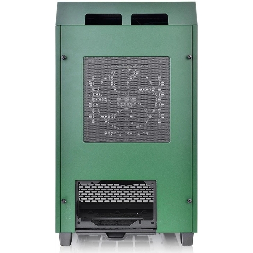 Компьютерный корпус Thermaltake The Tower 100 Racing Green без БП miniITX 1x120мм 3x140мм 2xUSB 3.0 audio bott PSU