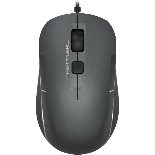 Мышь проводная A4Tech Fstyler FM26S серый/черный, 1600 dpi, USB, кнопки - 4