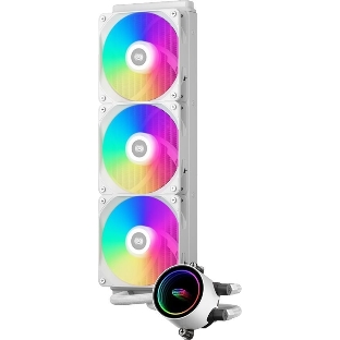 Система жидкостного охлаждения PcCooler DA360 WH ARGB Soc-AM5/AM4/1200/1700/1851 белый 4-pin Al 300W Ret (DA360-WHAWXX-GL)