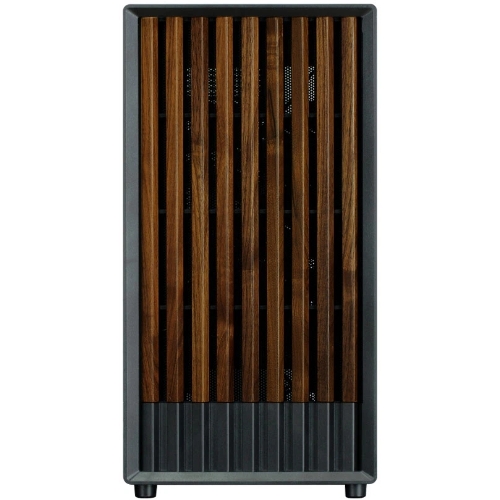 Компьютерный корпус Zalman P10 NAMU, MATX, черный, WINDOW, FRONT COVER WALNUT, 2x3.5