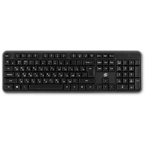 Комплект клавиатура+мышь Oklick S277W беспроводной, USB, 1600 DPI, чёрный