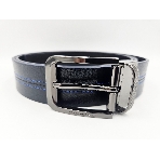 Ремень мужской Piquadro Blue Square CU6742B2/BLUN 125х3.5 см синий/черный натур.кожа