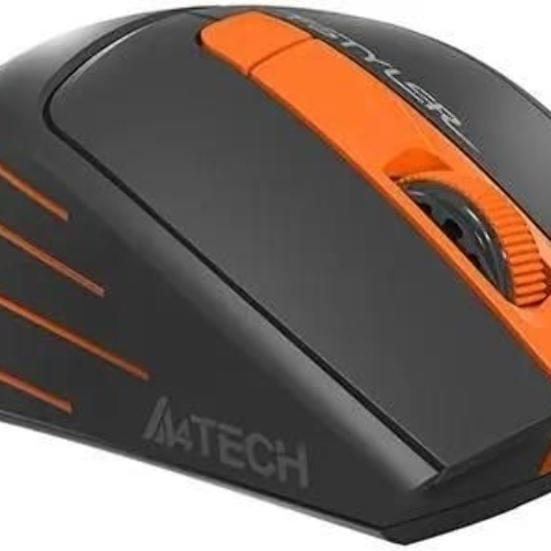 Мышь беспроводная A4Tech Fstyler FG30S серый/оранжевый, 2000 dpi, радиоканал, USB, кнопки - 6