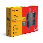 Кронштейн для телевизора Holder LCDS-5010 черный металлик, настенный, наклон