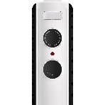 Обогреватель масляный Royal Clima Laggio Nero ROR-LN7-1500M, с терморегулятором, 1500Вт, 6 секций, 3 режима, белый/серый