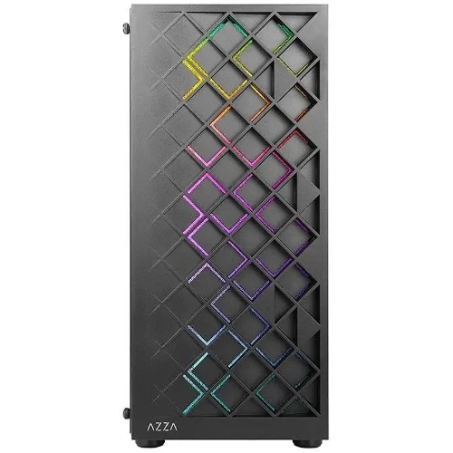 Компьютерный корпус Azza Spectra черный без БП ATX 7x120мм 2x140мм 2xUSB 2.0 1xUSB 3.0 audio bott PSU