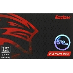 Накопитель SSD KingSpec NE-512, 512Gb, M.2 2280, PCIe 3.0 x4, NVMe, R/W 2400/1700